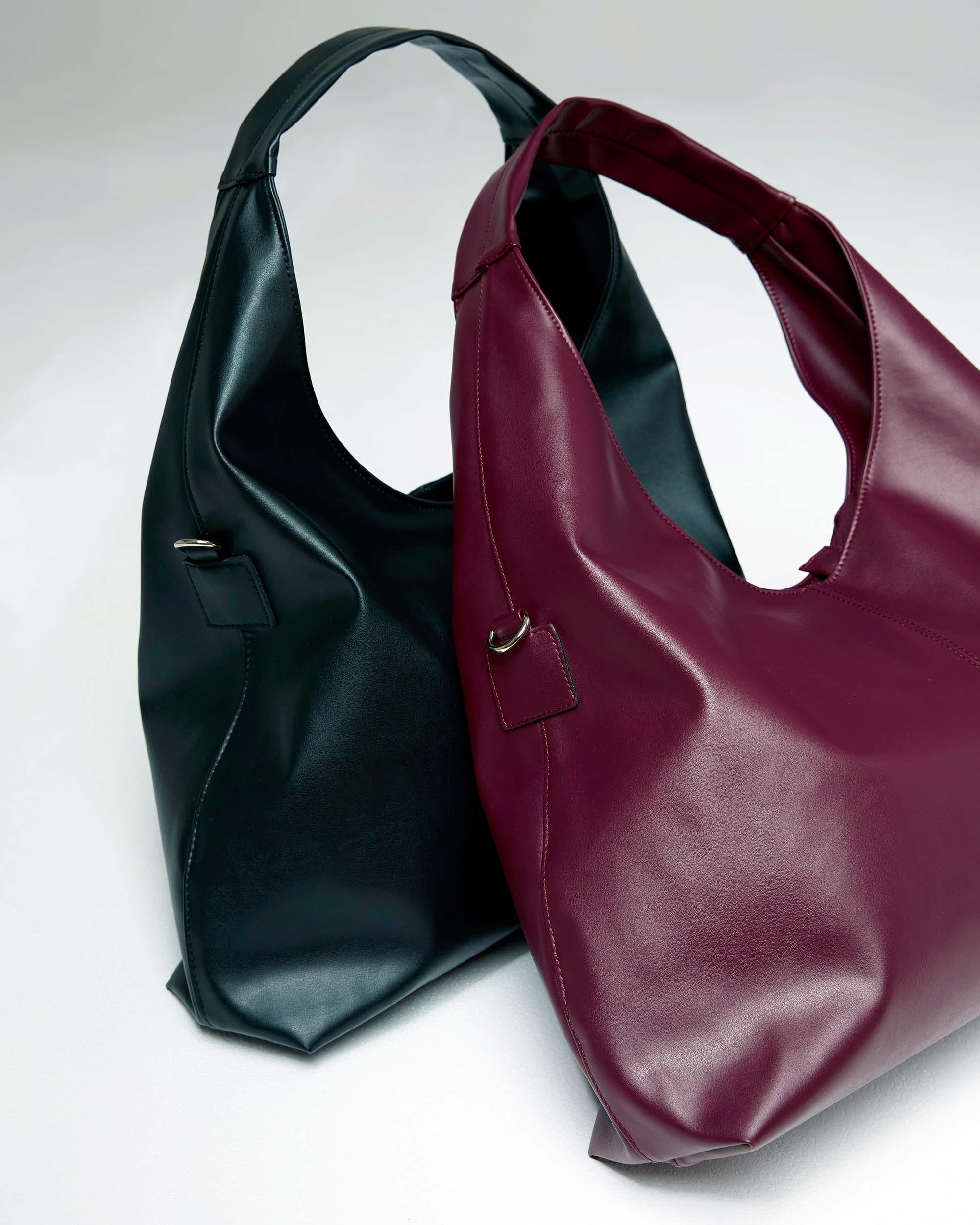 Slouchy Shopper Bag Burgund