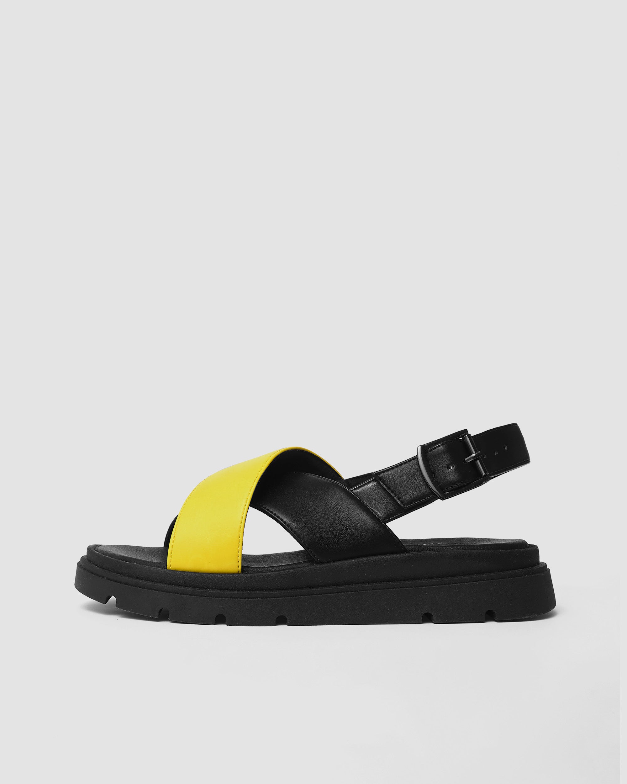 Glare Sandals Lemon damskie sandały na grubej podeszwie