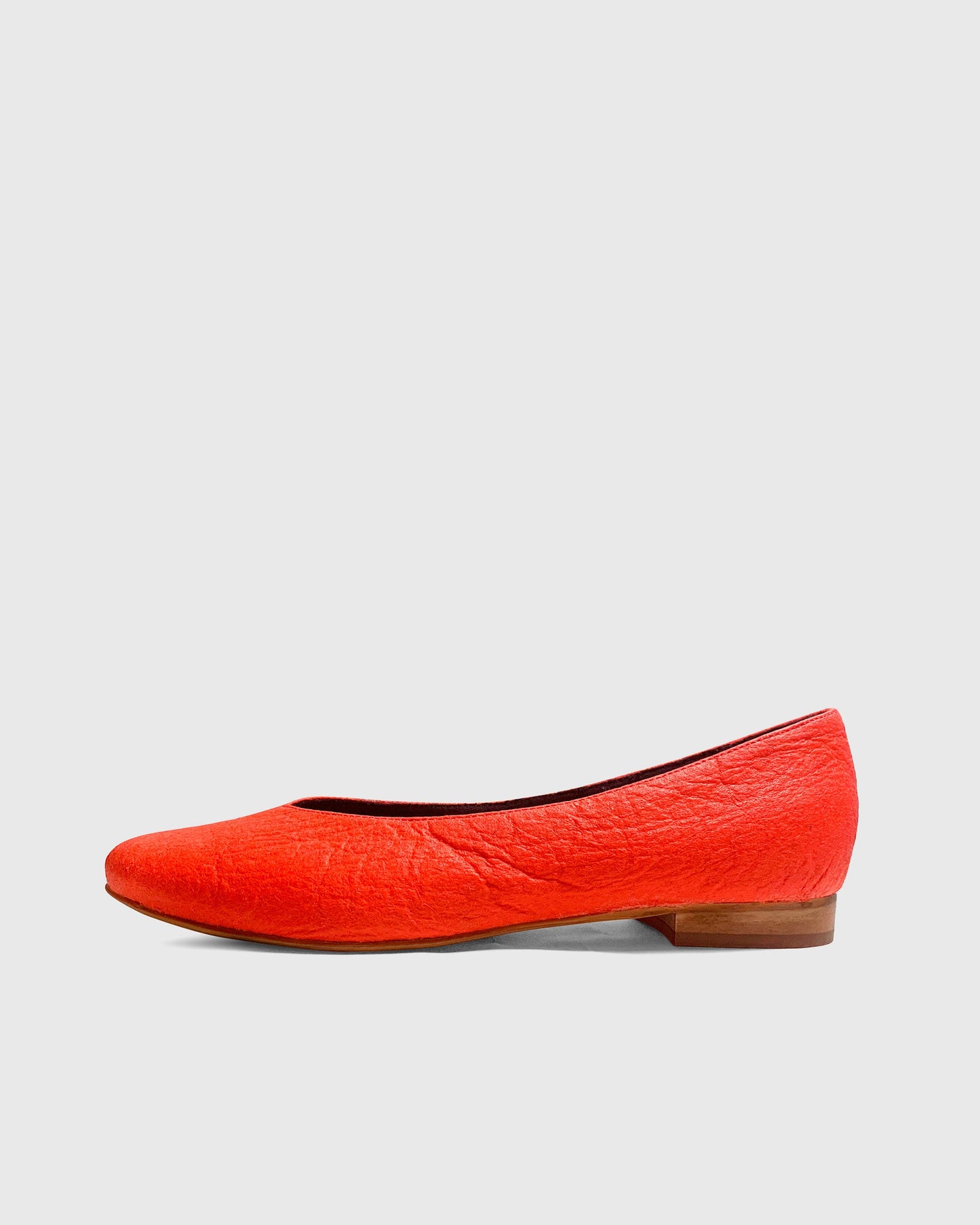 Pumps Paprika Pina baleriny ze skóry z ananasa - sample sale
