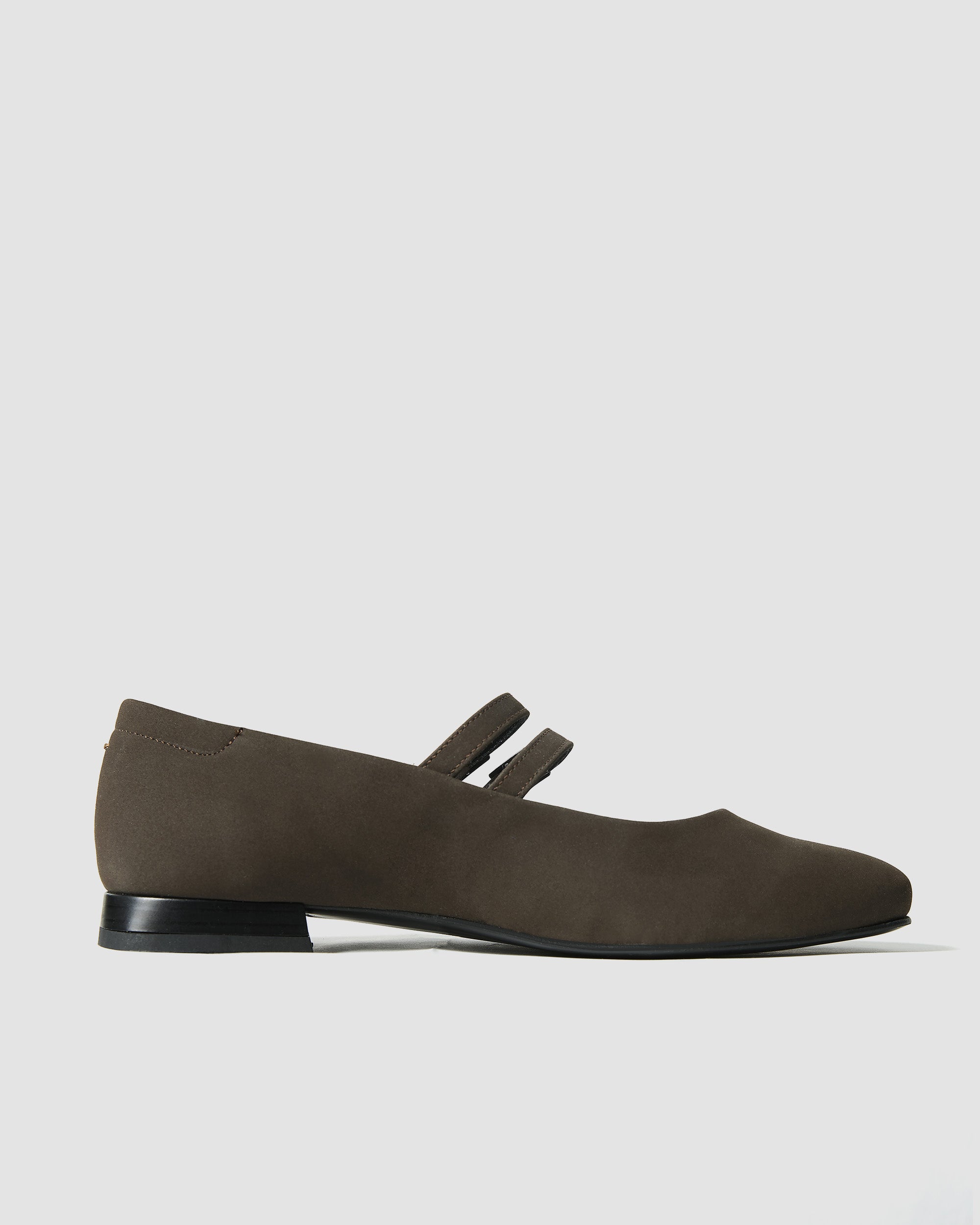 Chocolate Mary Jane Pumps brązowe baleriny