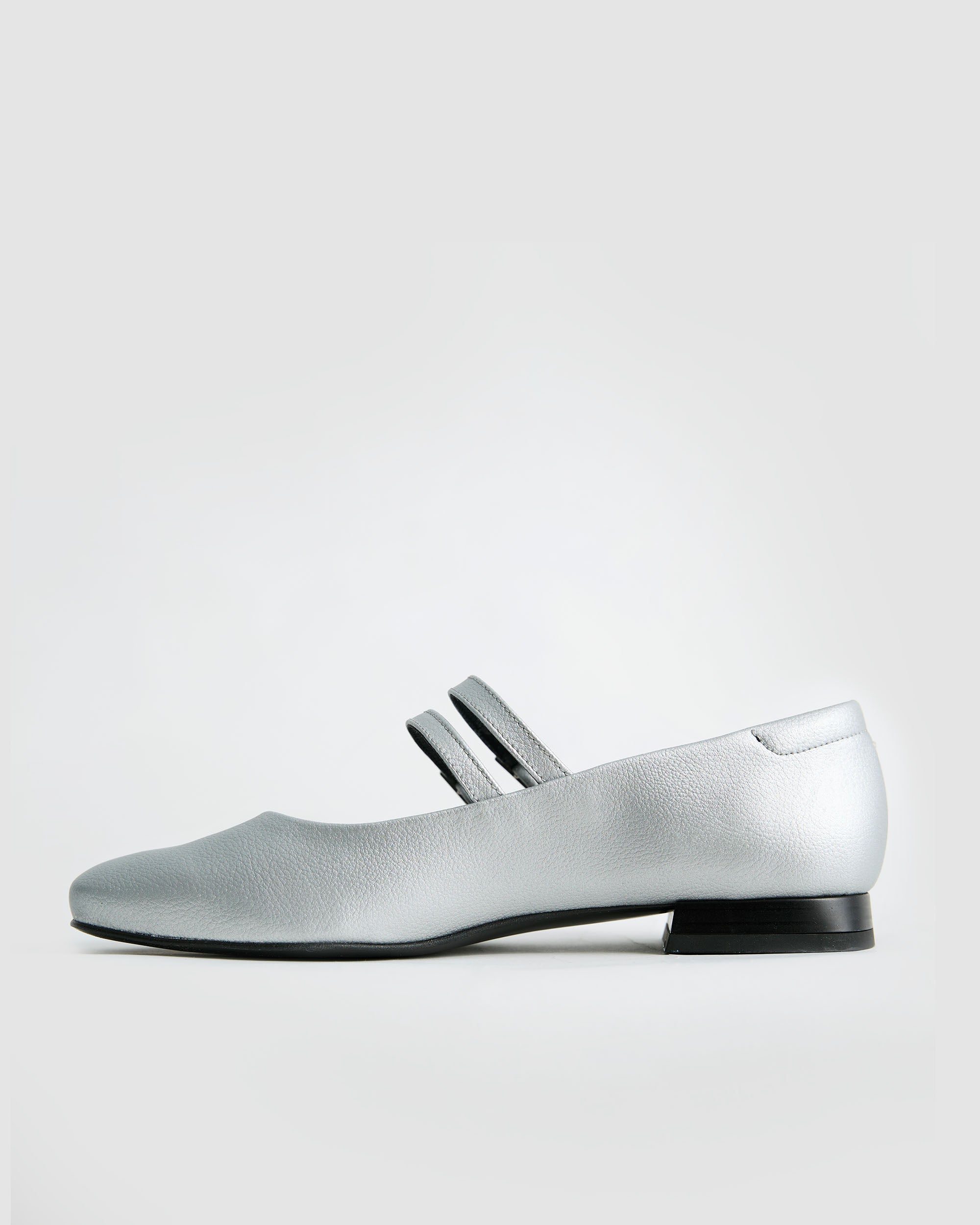 Sugar Mary Jane Pumps metaliczne baleriny
