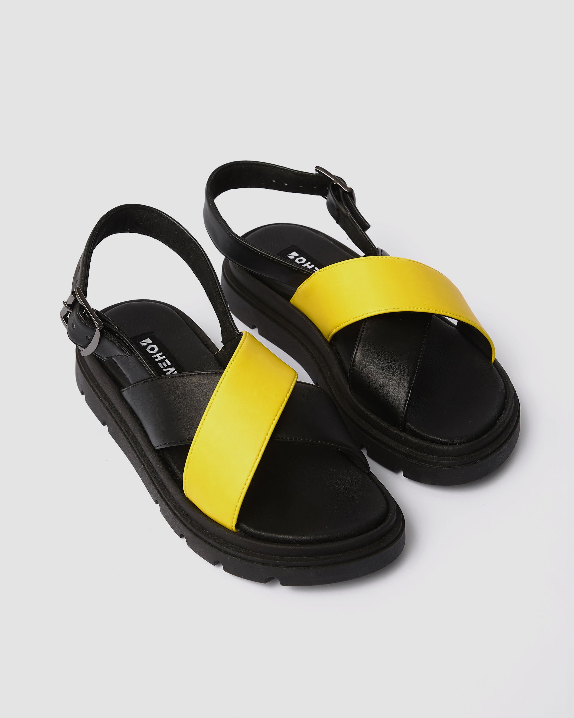 Glare Sandals Lemon damskie sandały na grubej podeszwie