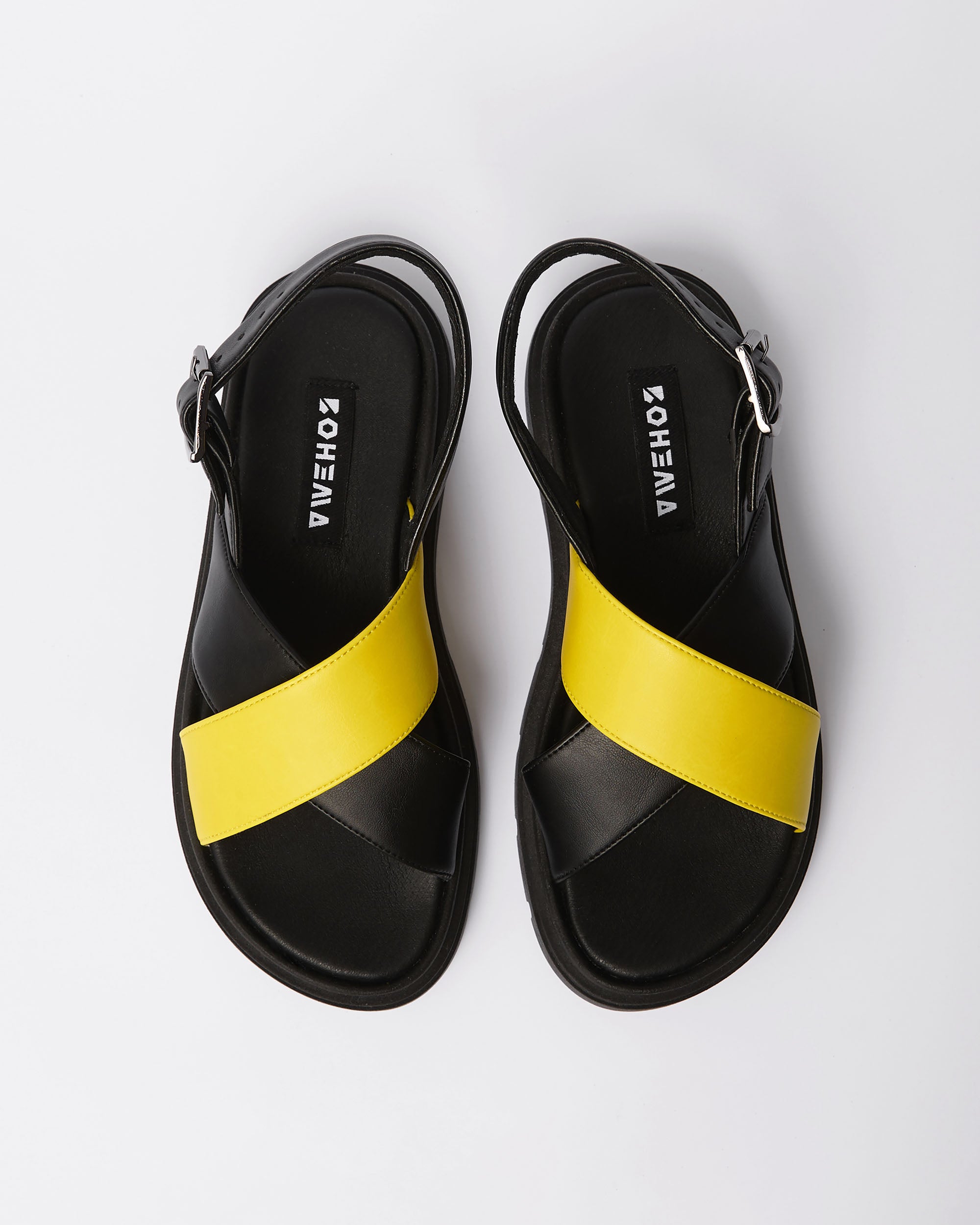 Glare Sandals Lemon damskie sandały na grubej podeszwie