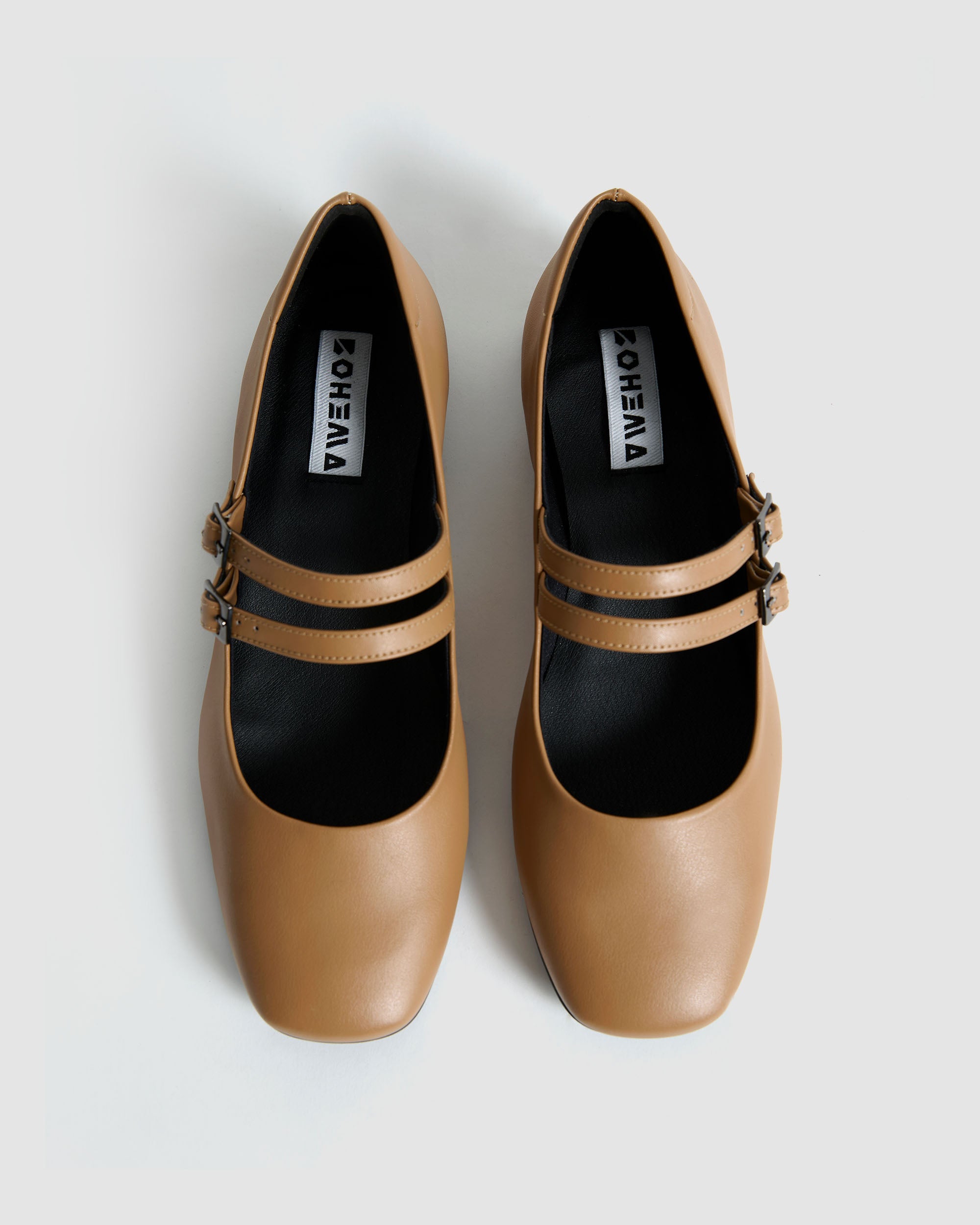 Carmel Mary Jane Pumps beżowe baleriny