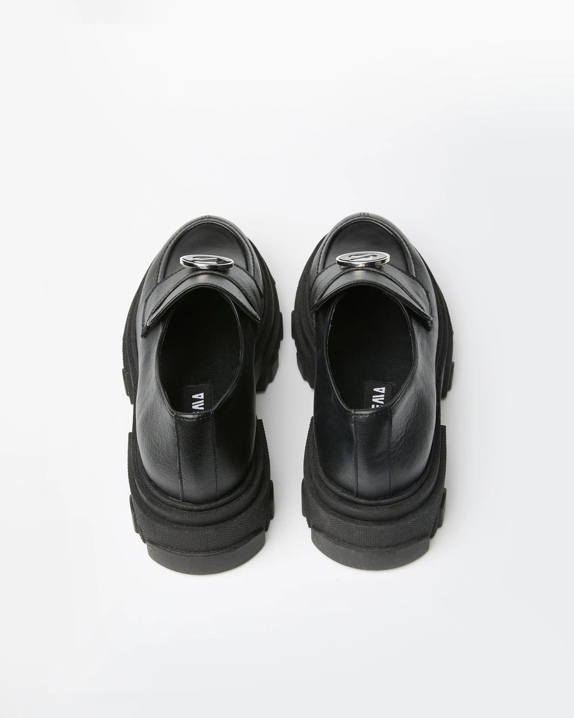 Blocky Loafers mokasyny damskie na platformie