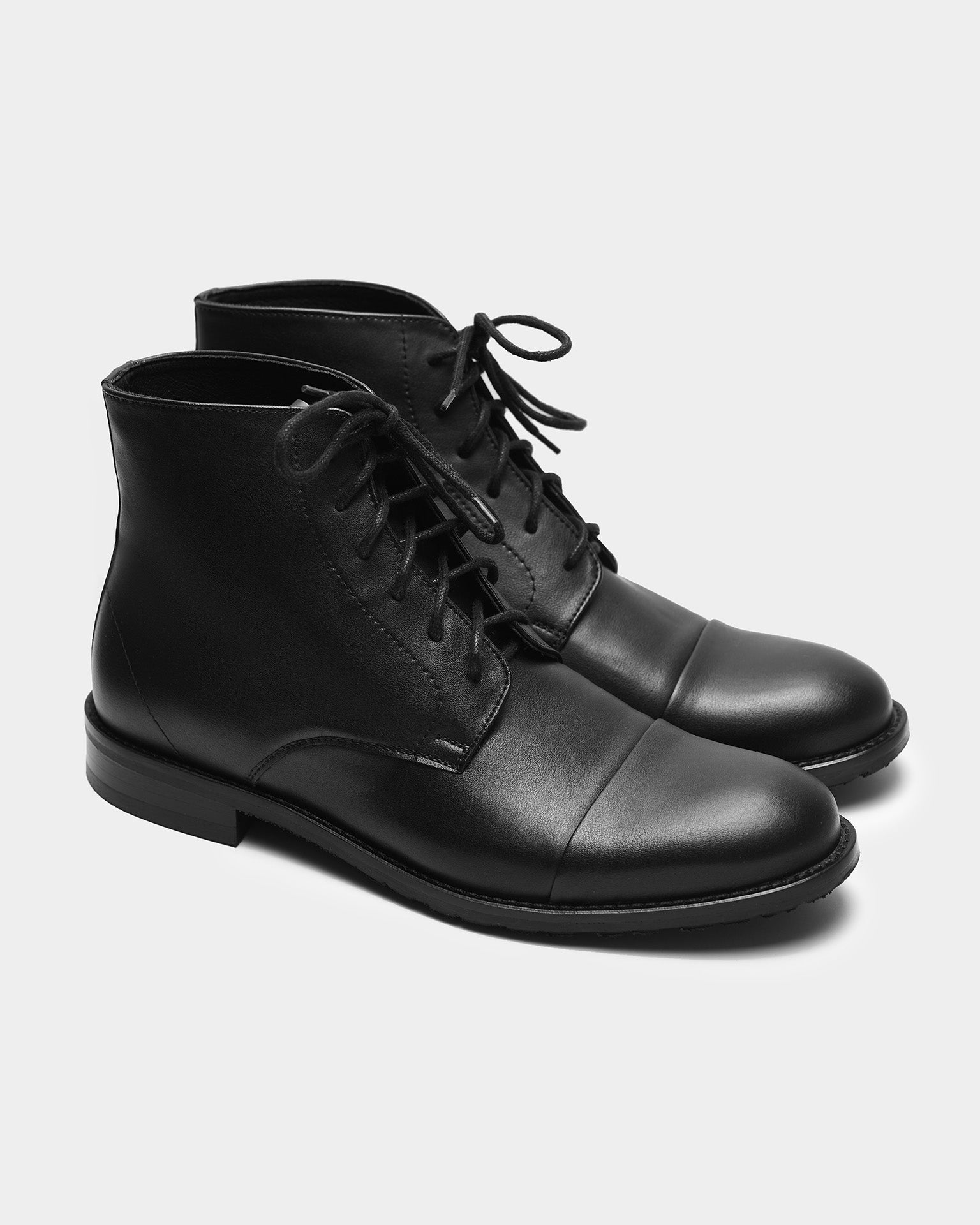 Laced-up Ankle Boots trzewiki męskie ze skóry z kukurydzy