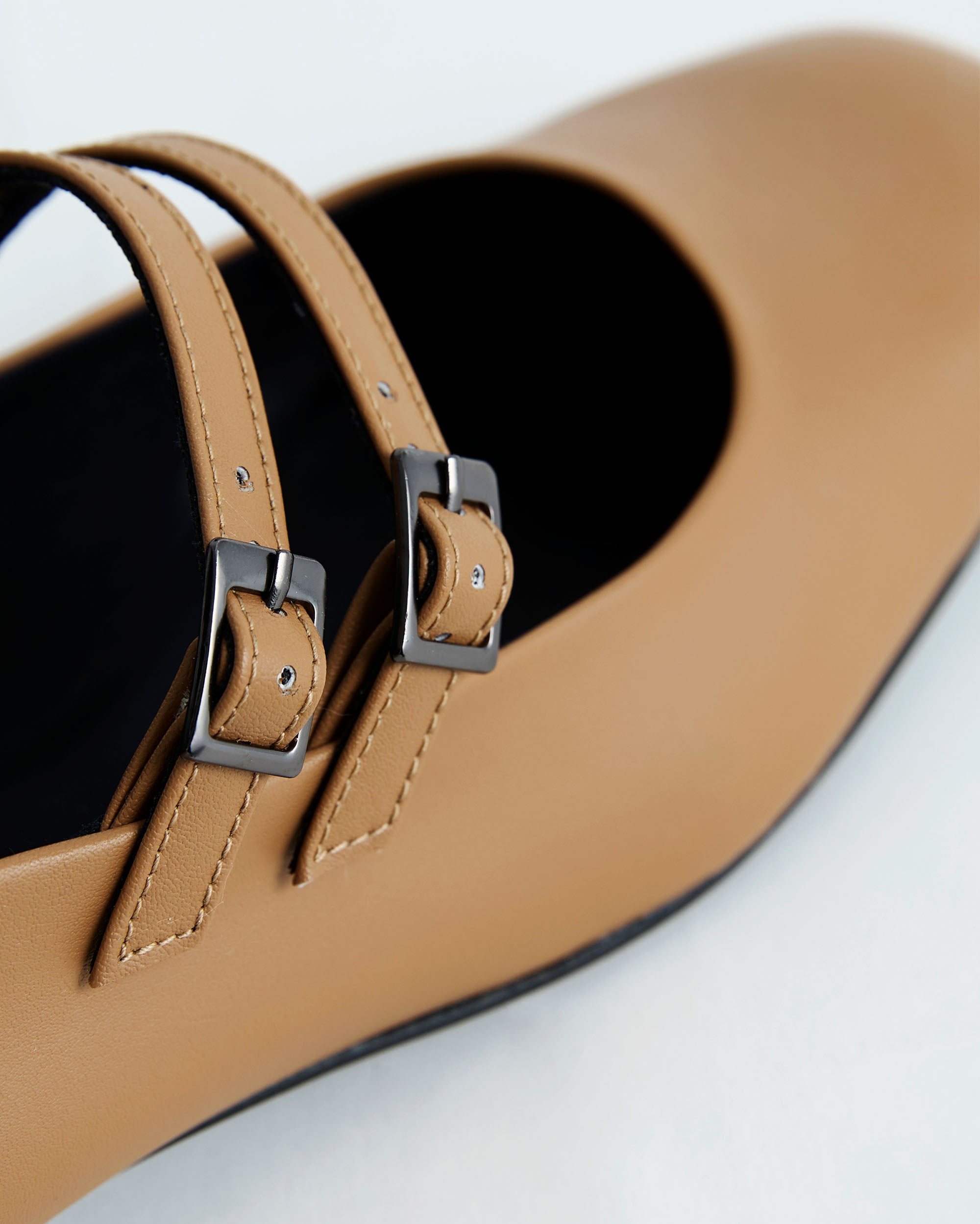 Carmel Mary Jane Pumps beżowe baleriny