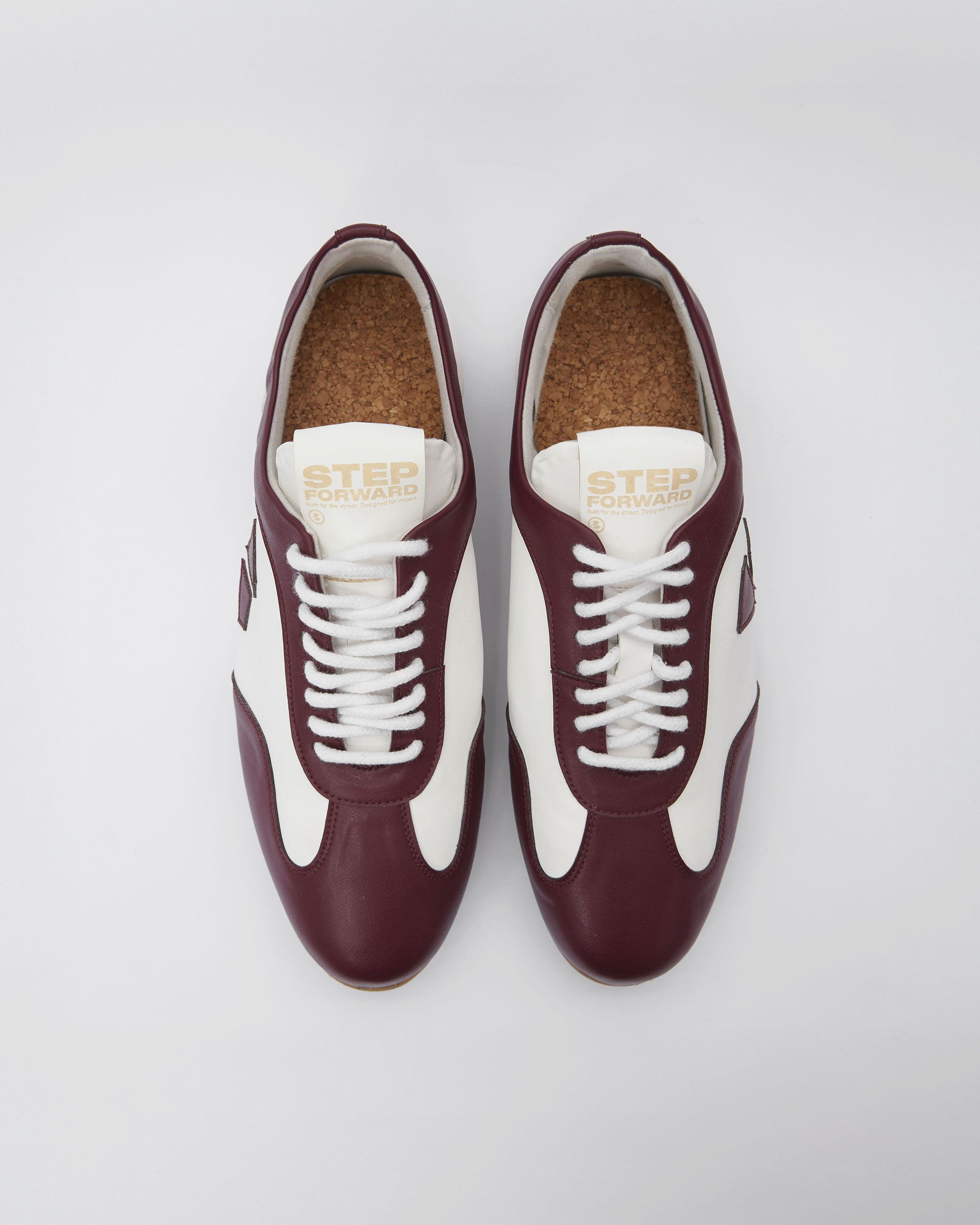 Racer Sneakers Burgund White