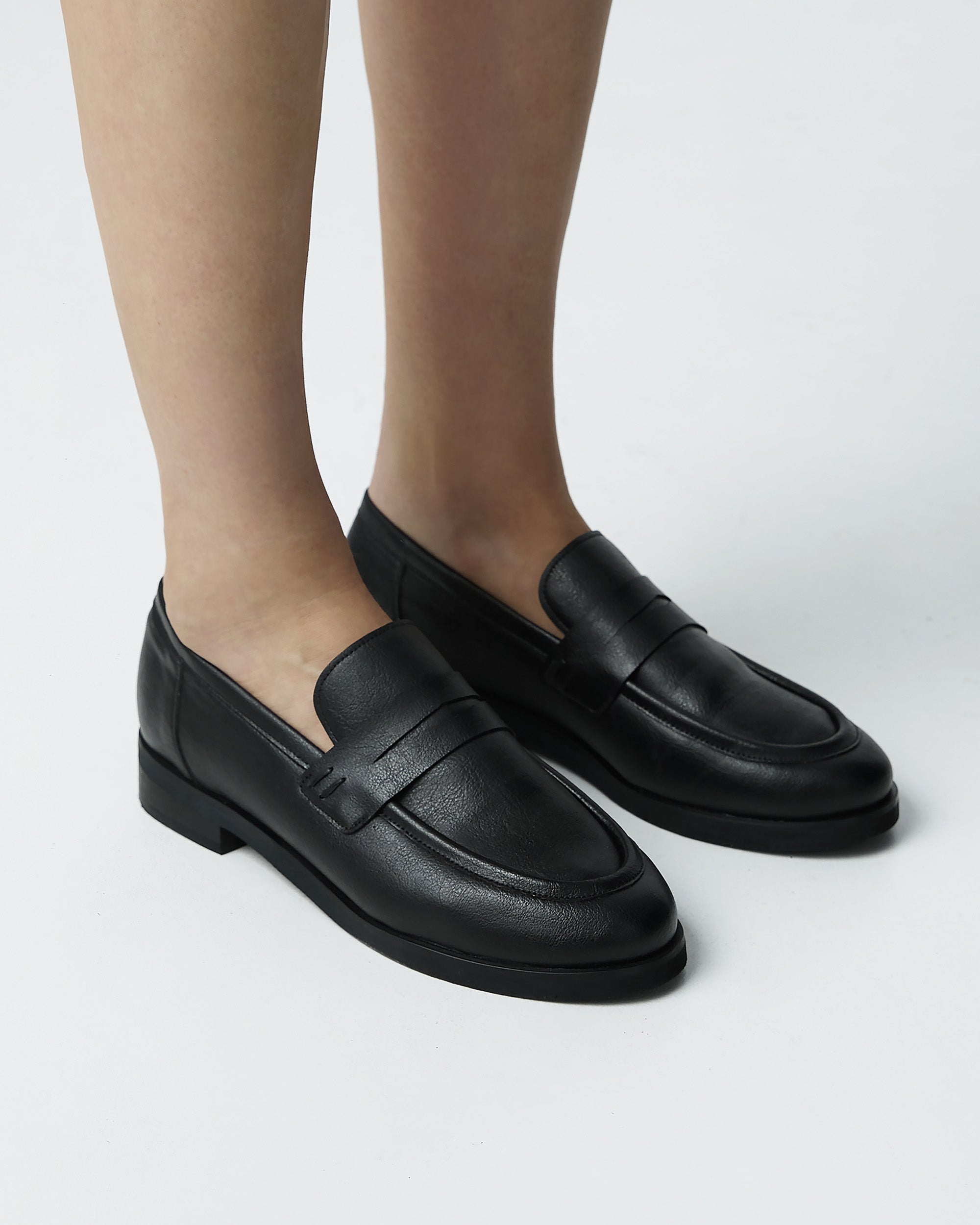 Dakota Loafers Black czarne mokasyny damskie