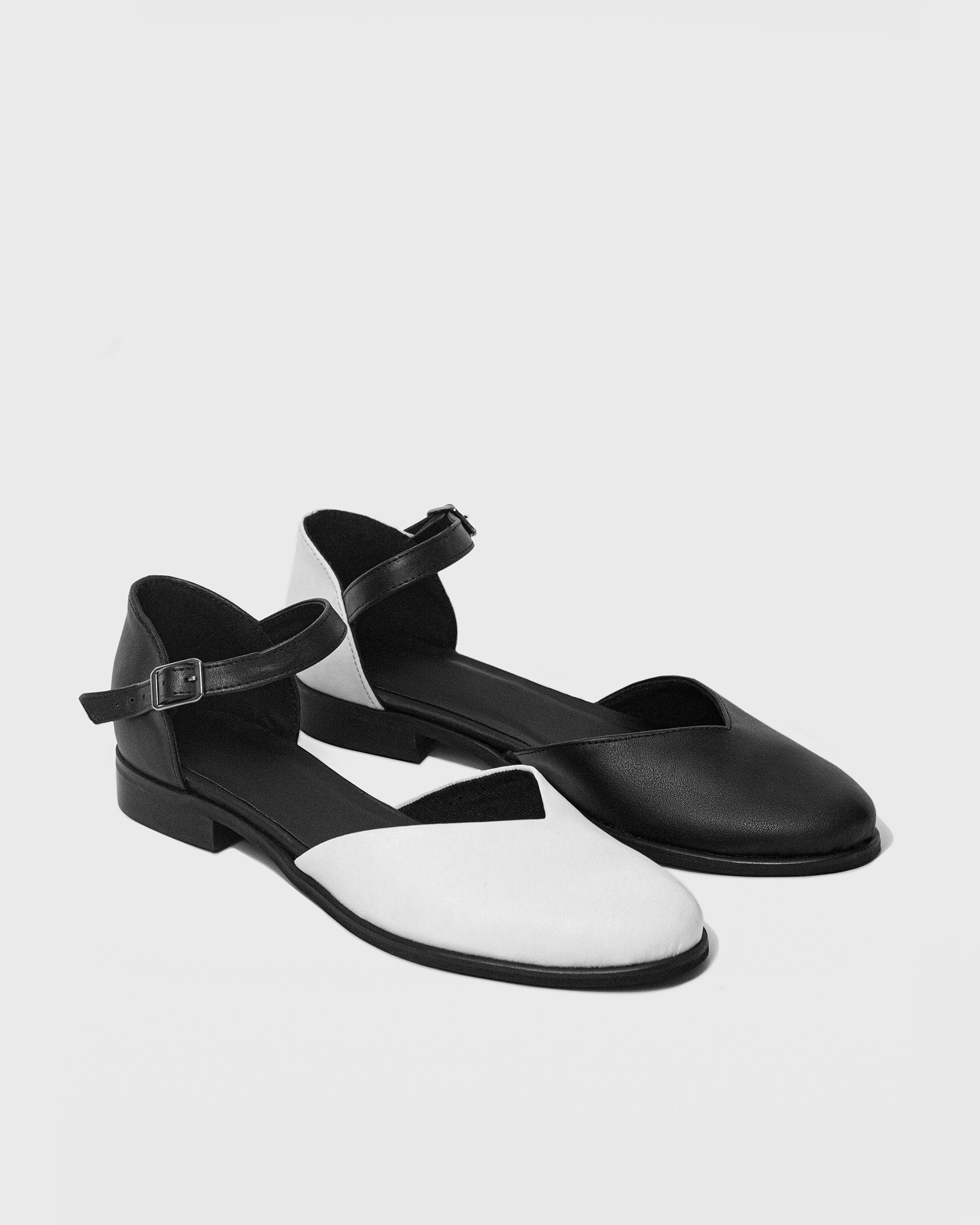 Alexa Pumps baleriny ze skóry z kaktusa