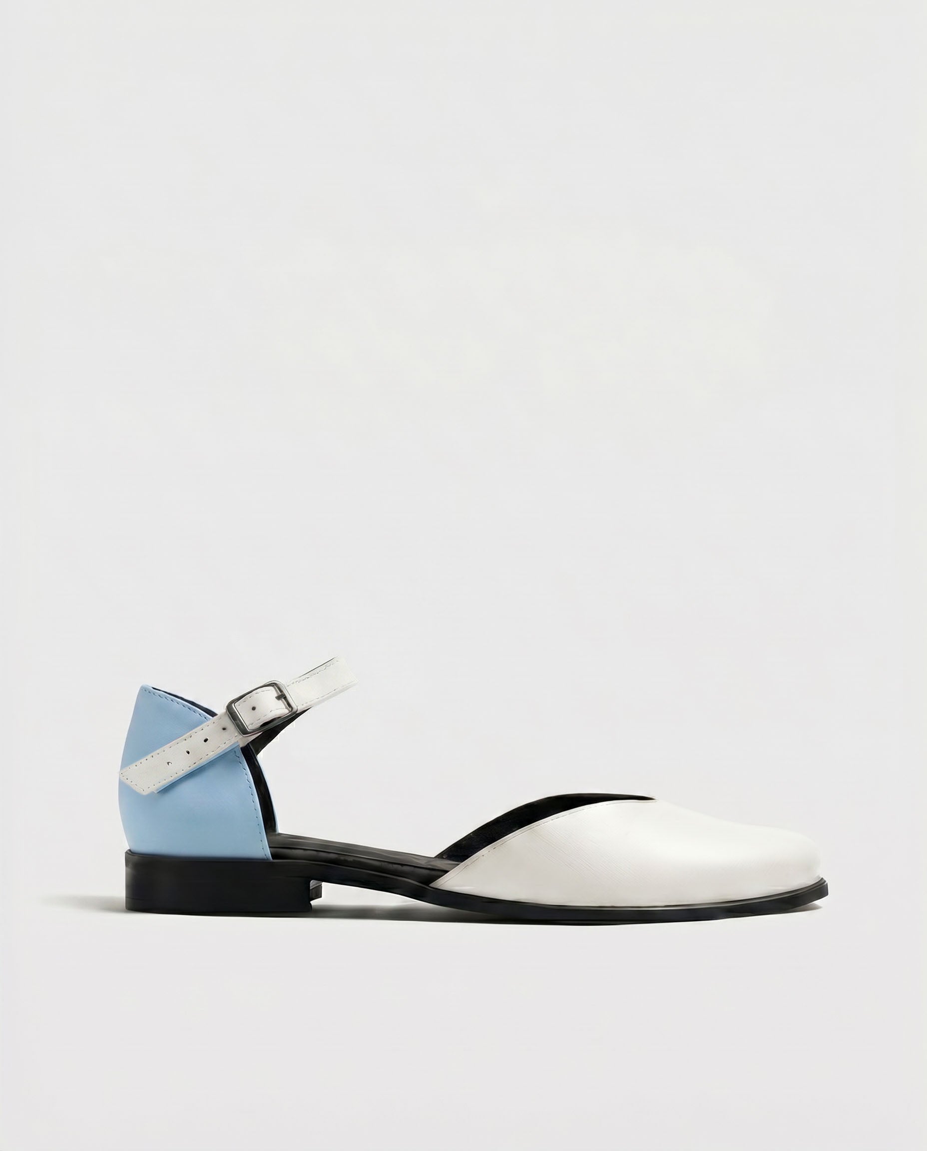 Alexa Pumps Jasnoniebieskie, ze skóry roślinnej, polska rodzinna marka - view 6