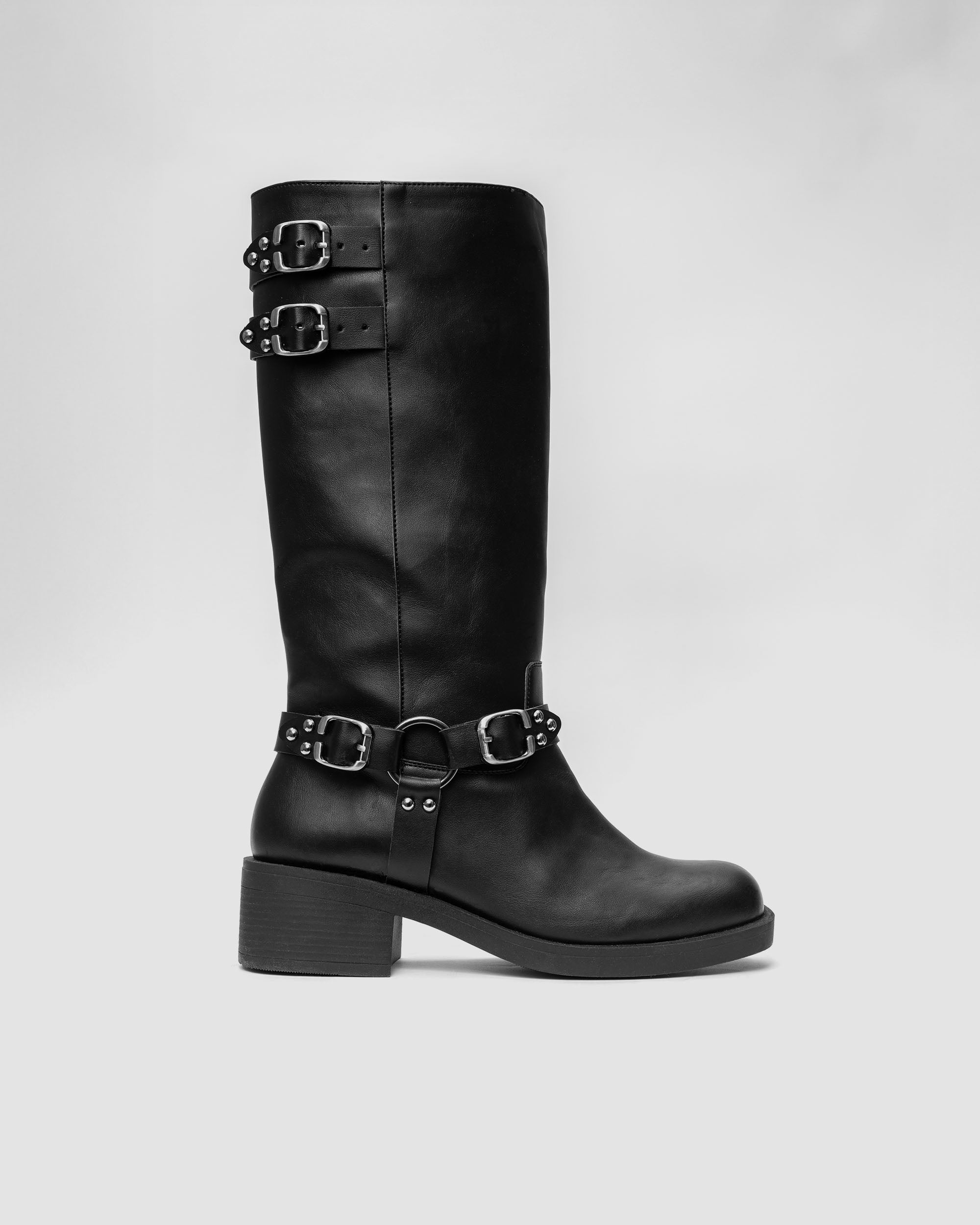 Revolt Biker Boots wysokie kozaki damskie
