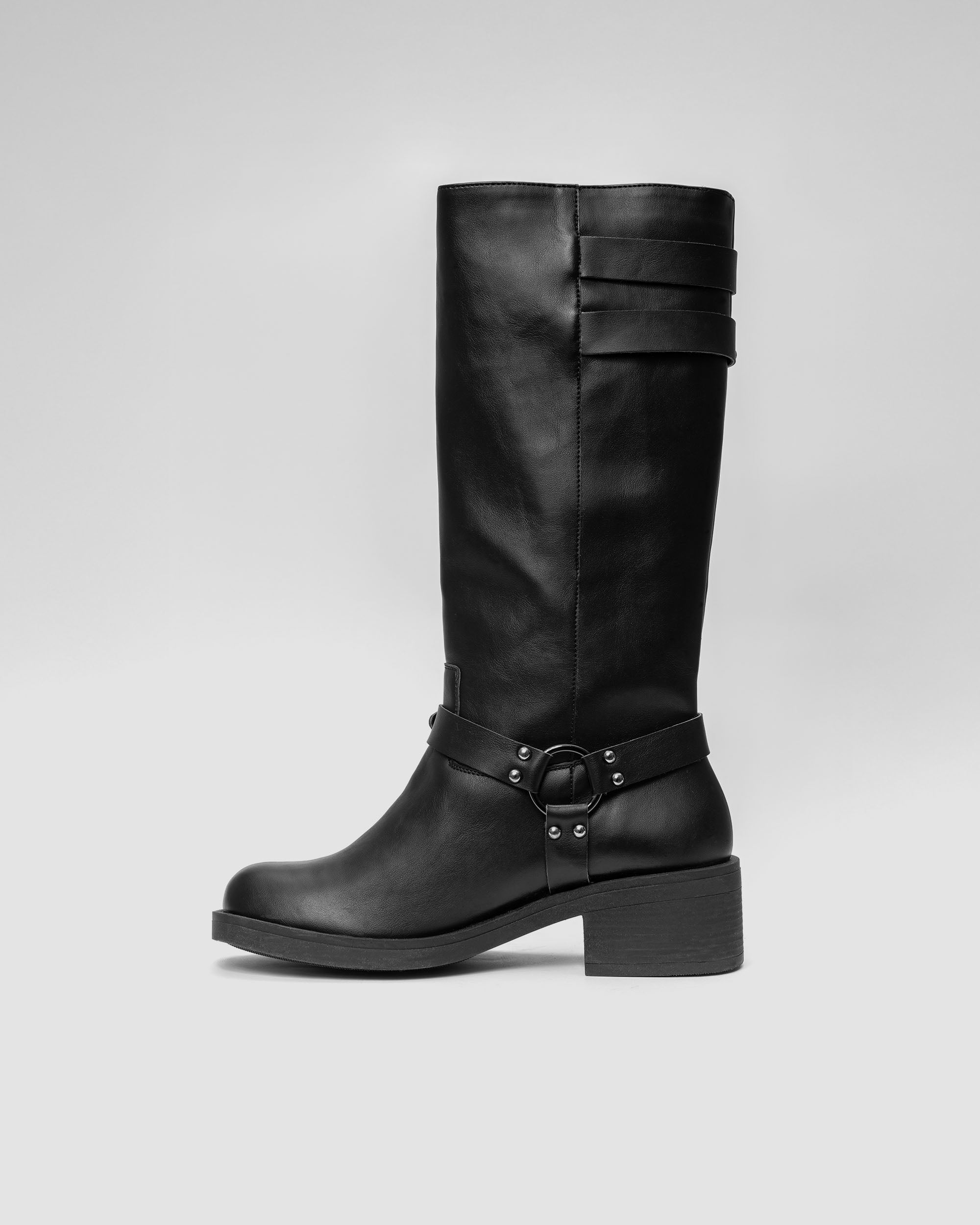Revolt Biker Boots wysokie kozaki damskie