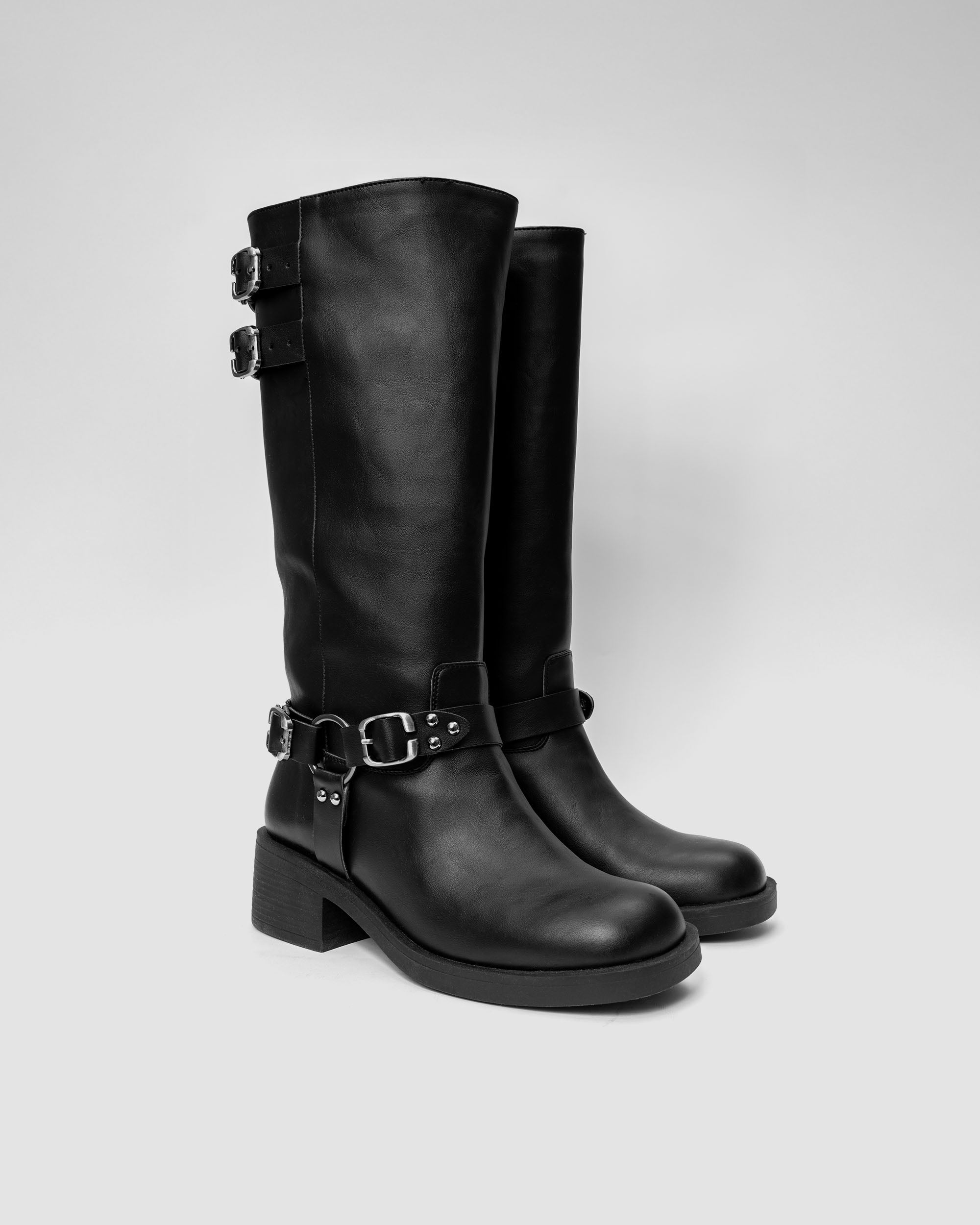 Revolt Biker Boots wysokie kozaki damskie
