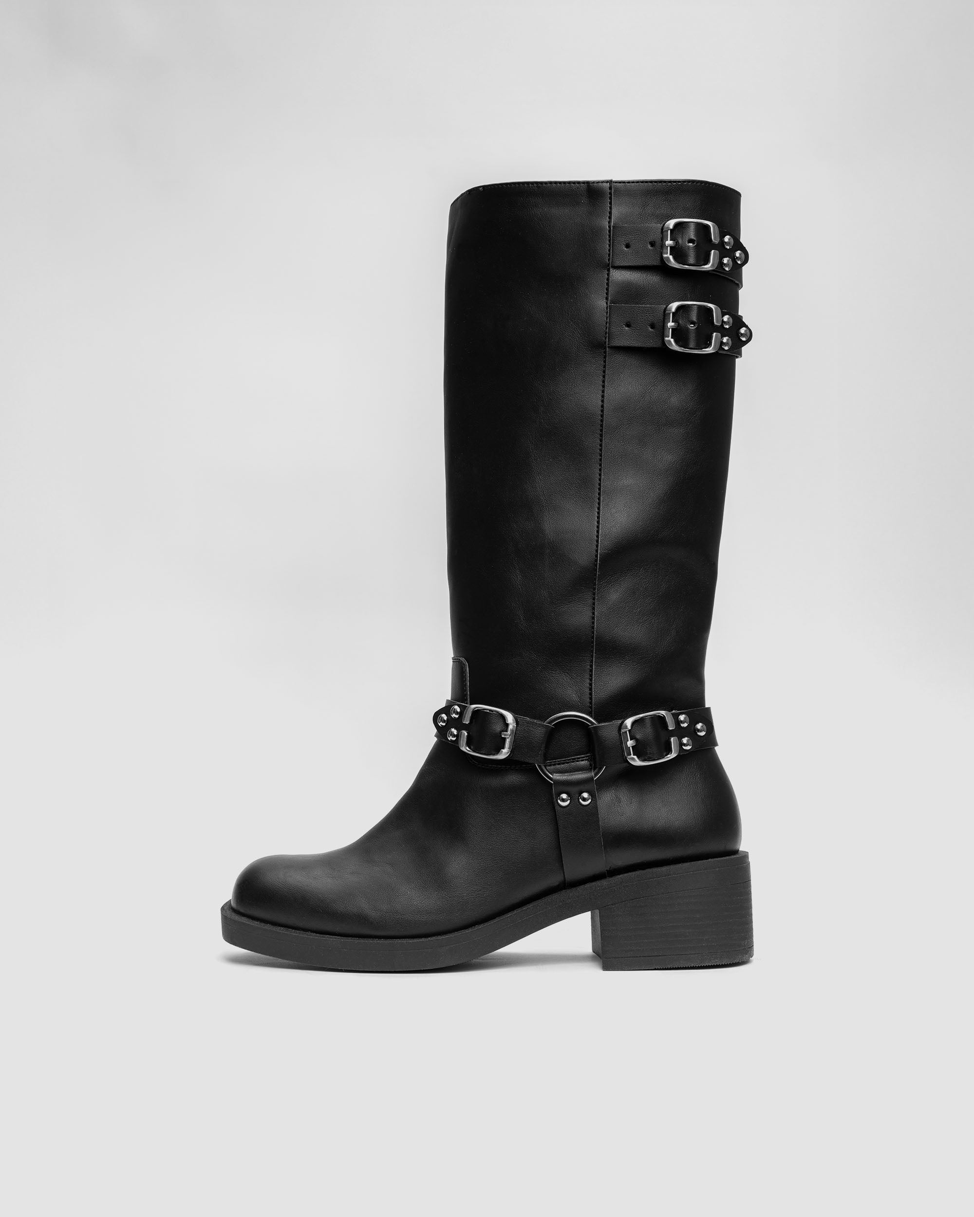 Revolt Biker Boots wysokie kozaki damskie