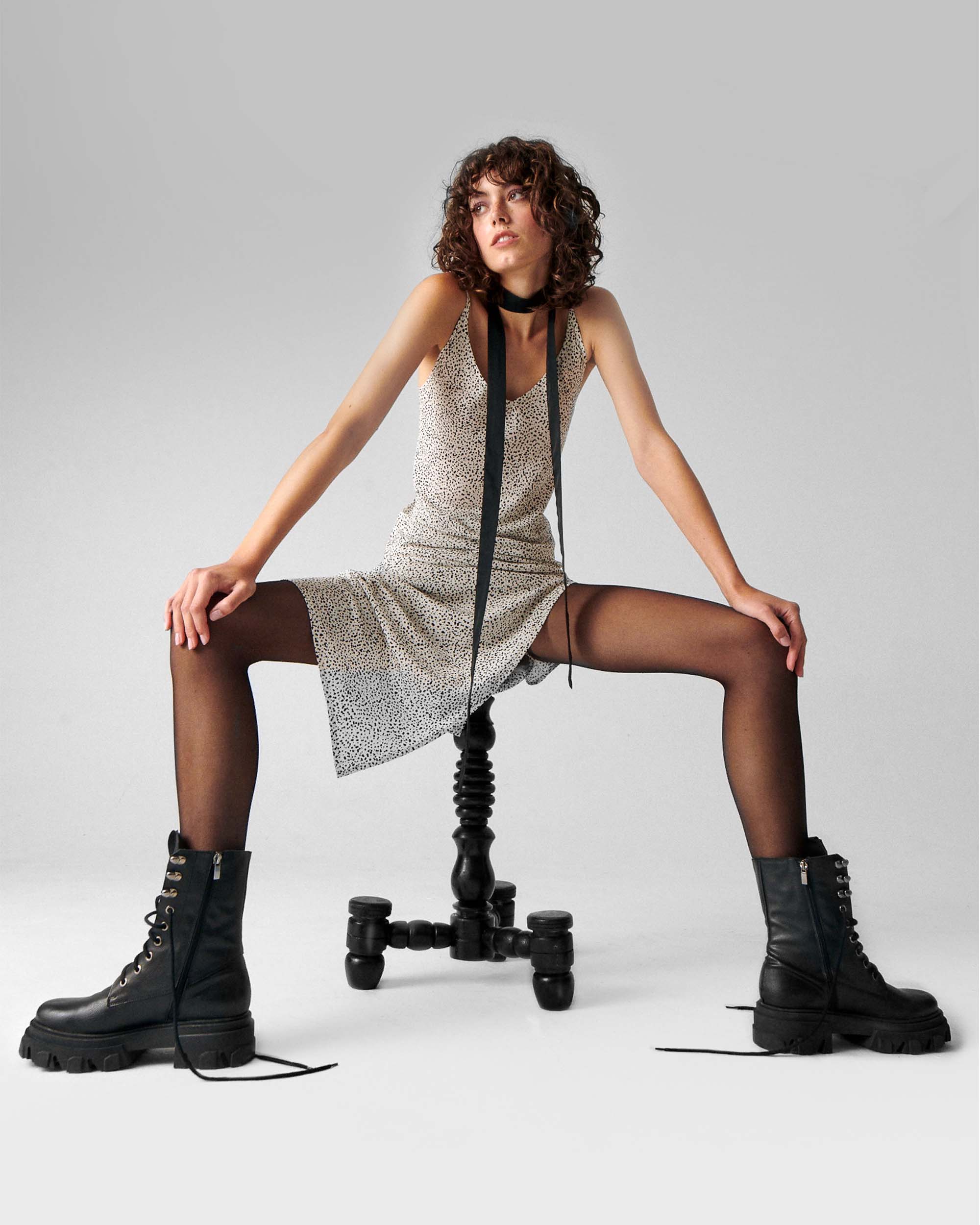 Combat Boots długie botki damskie w stylu “worker boots”