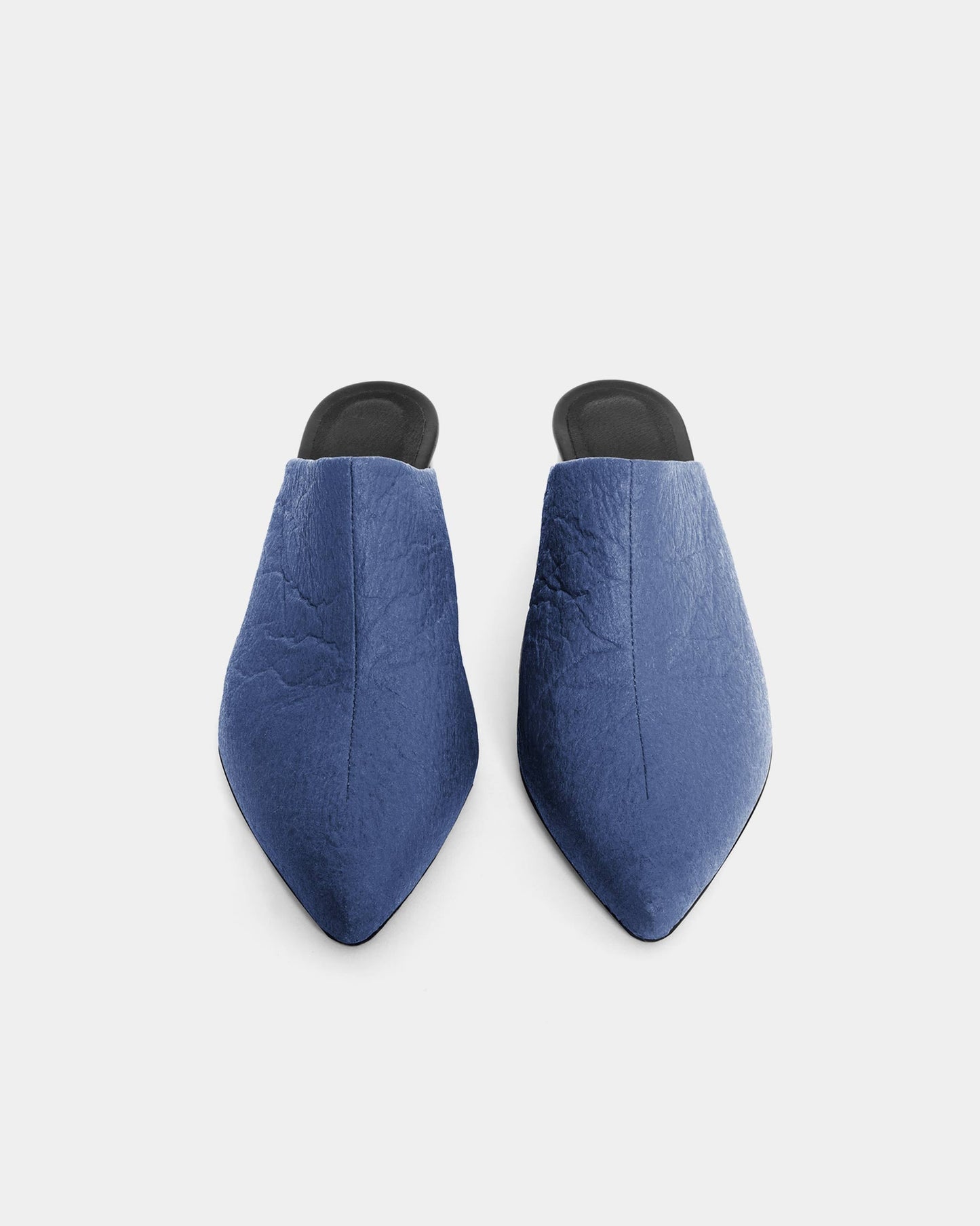 Mule Indigo Pina klapki ze skóry z ananasa - sample sale