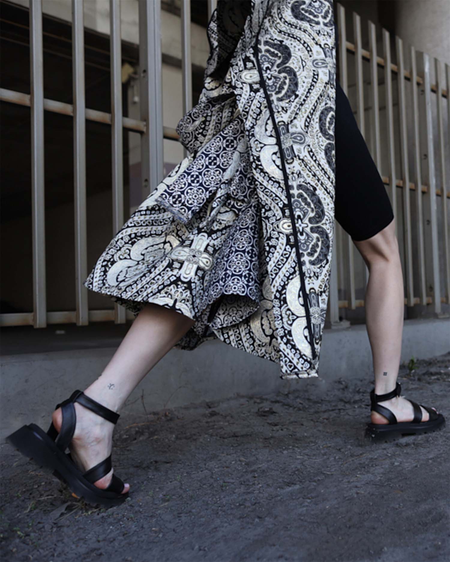 Strappy Sandals sandały damskie na grubej podeszwie