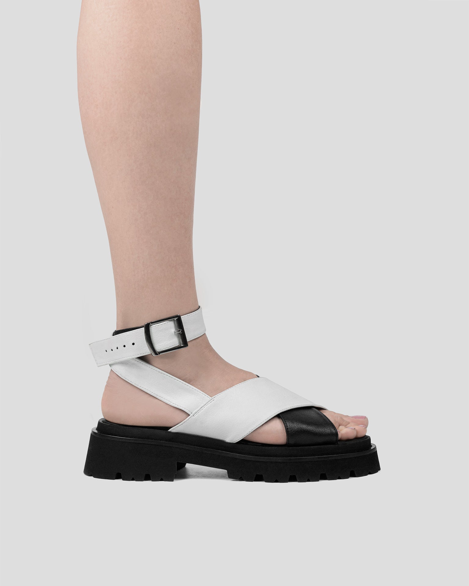 Medley Sandals sandały ze skóry z kaktusa