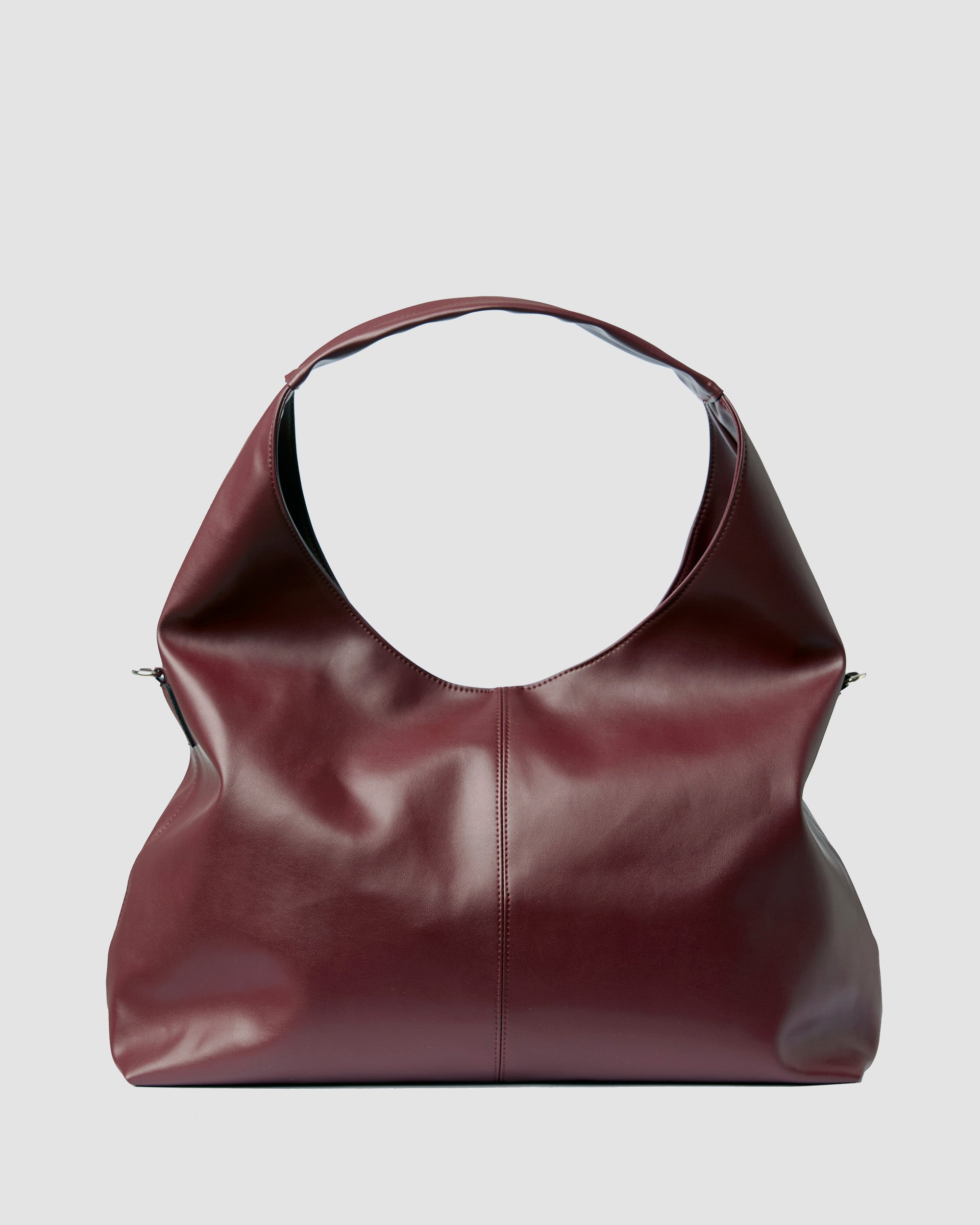 Slouchy Shopper Bag Burgund