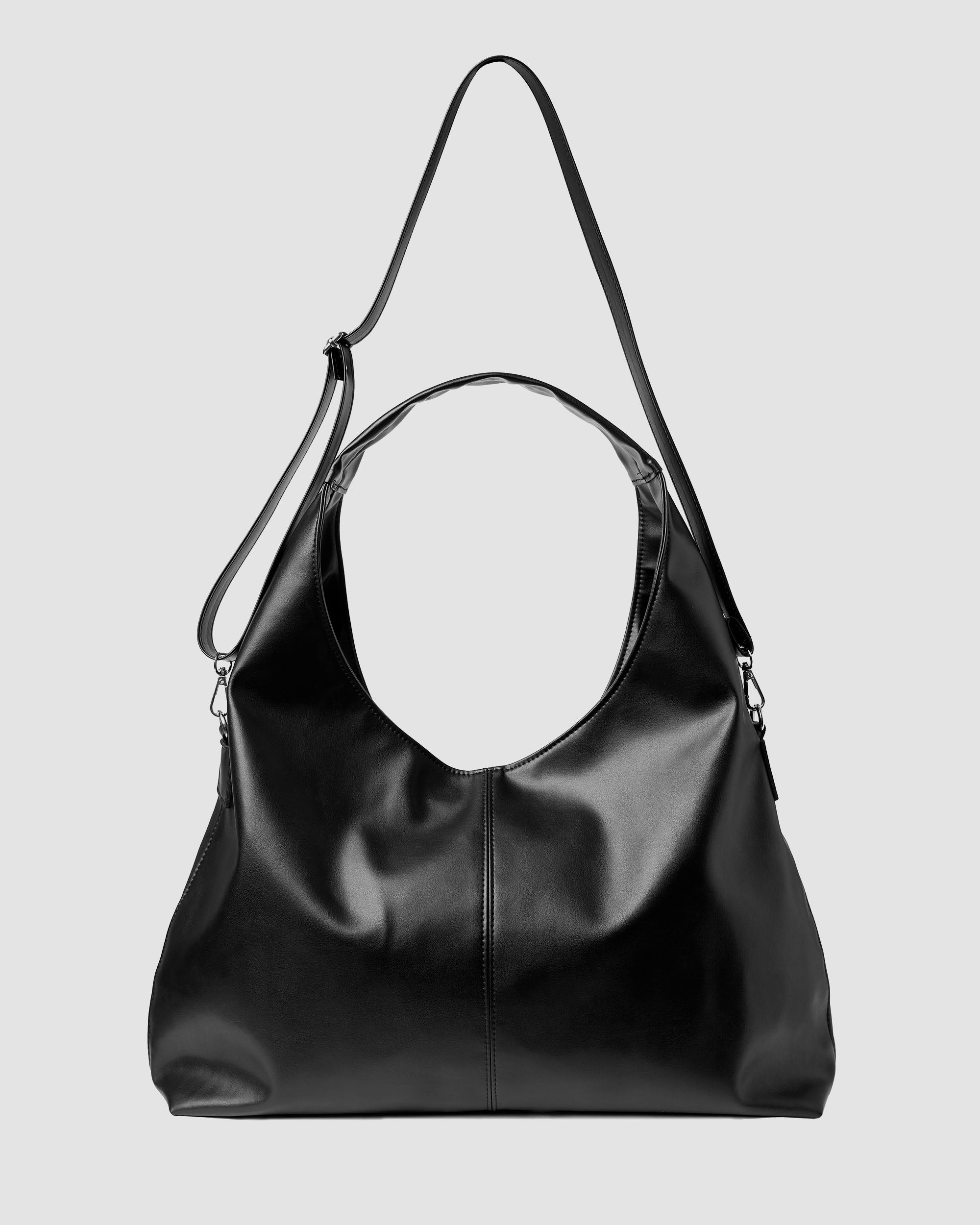 Slouchy Shopper Bag Black