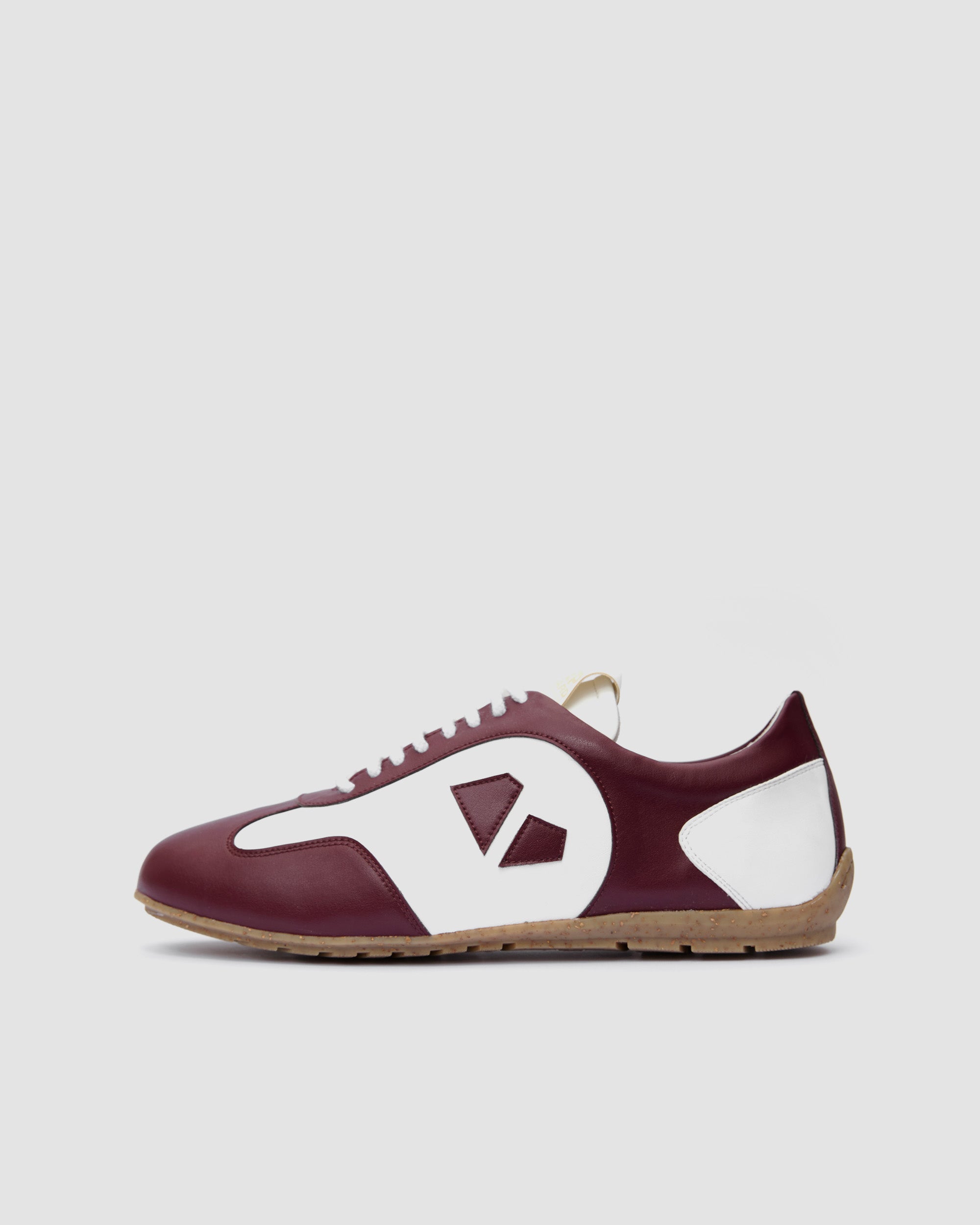 Racer Sneakers Burgund White