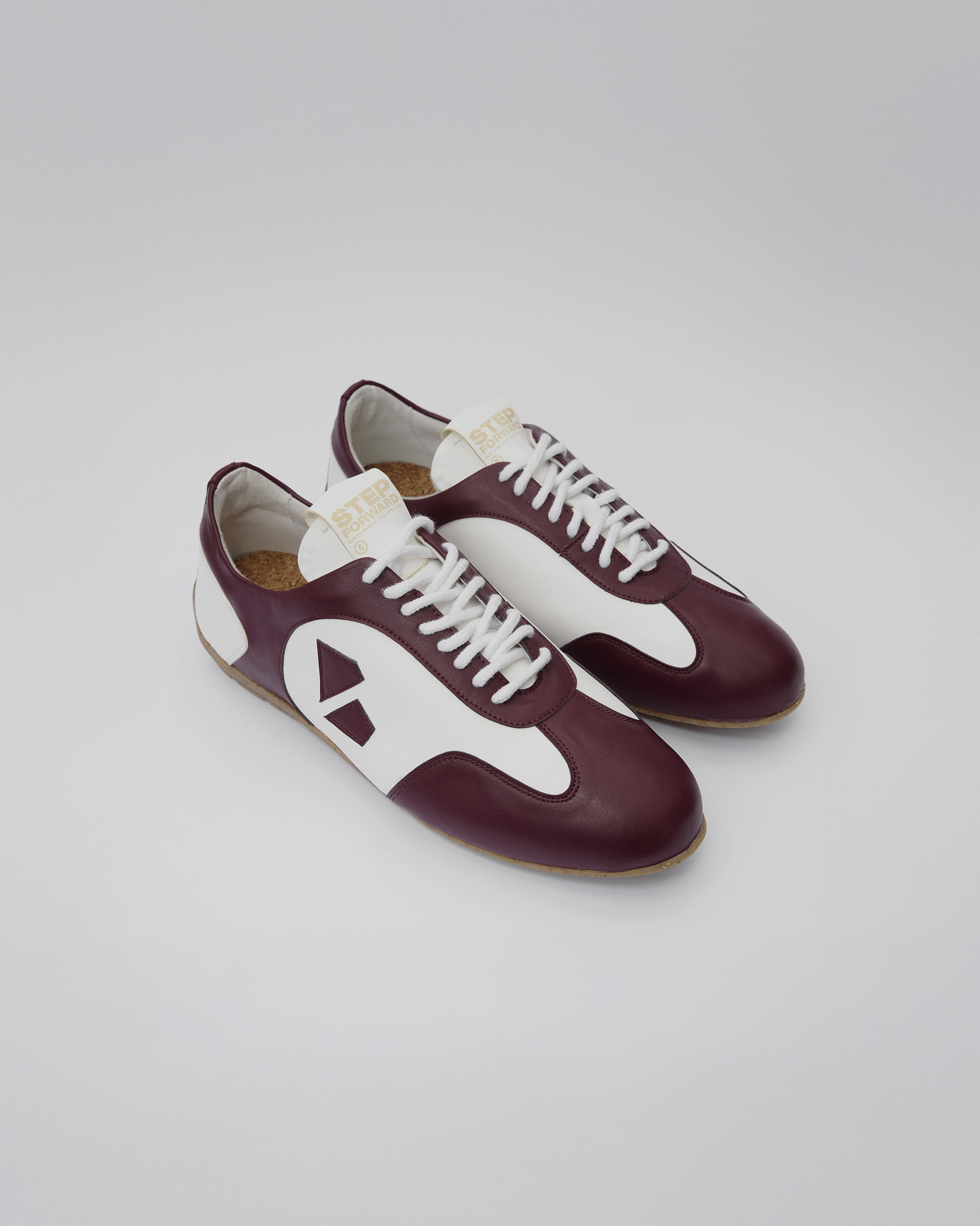 Racer Sneakers Burgund White