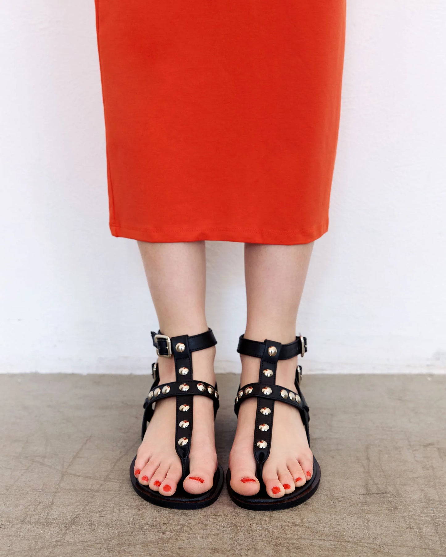 Nox Sandals sandały gladiatorki z wegańskiej skóry z winogron