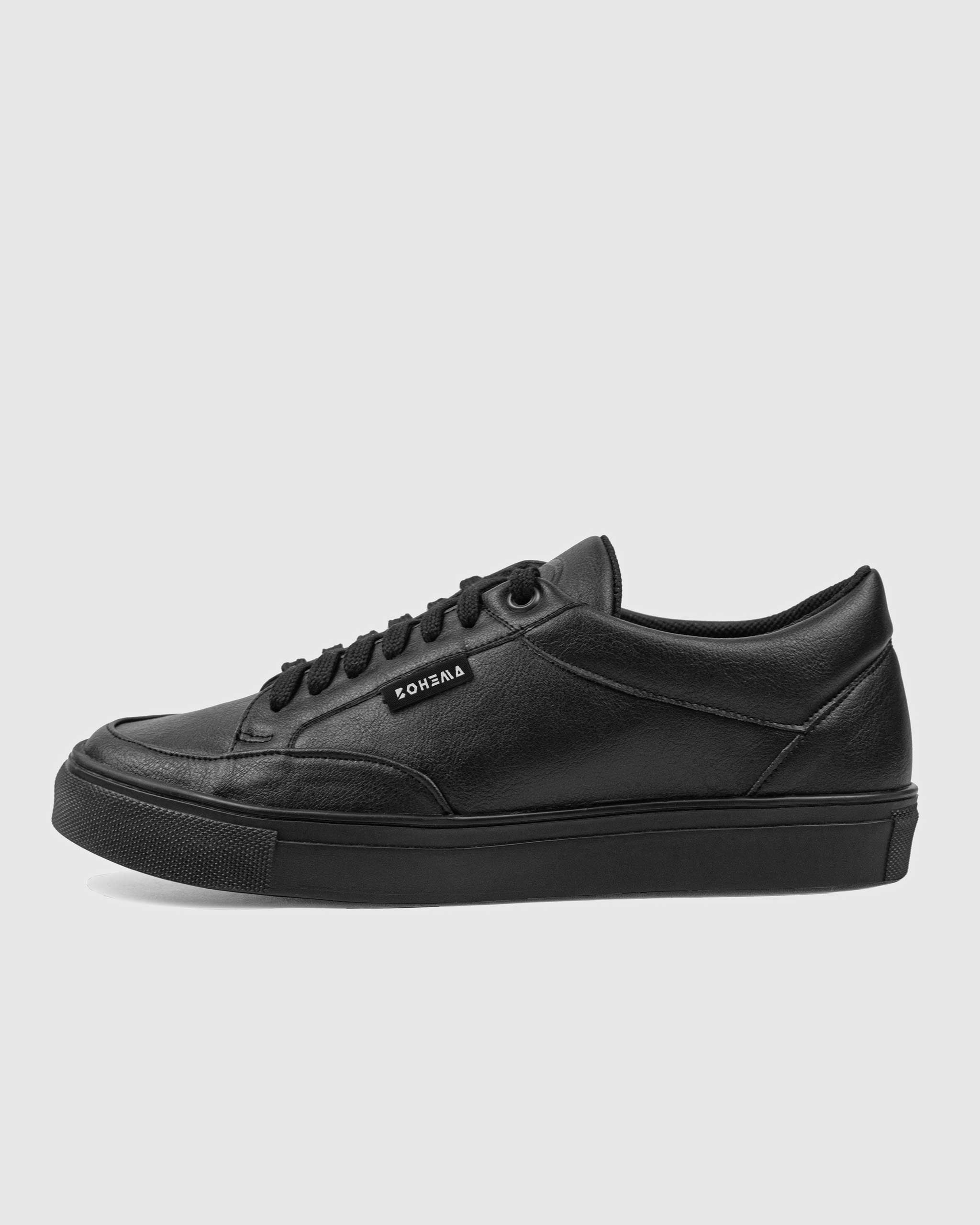 Bohema Sneakers Awake Black sneakersy ze skóry z winogron