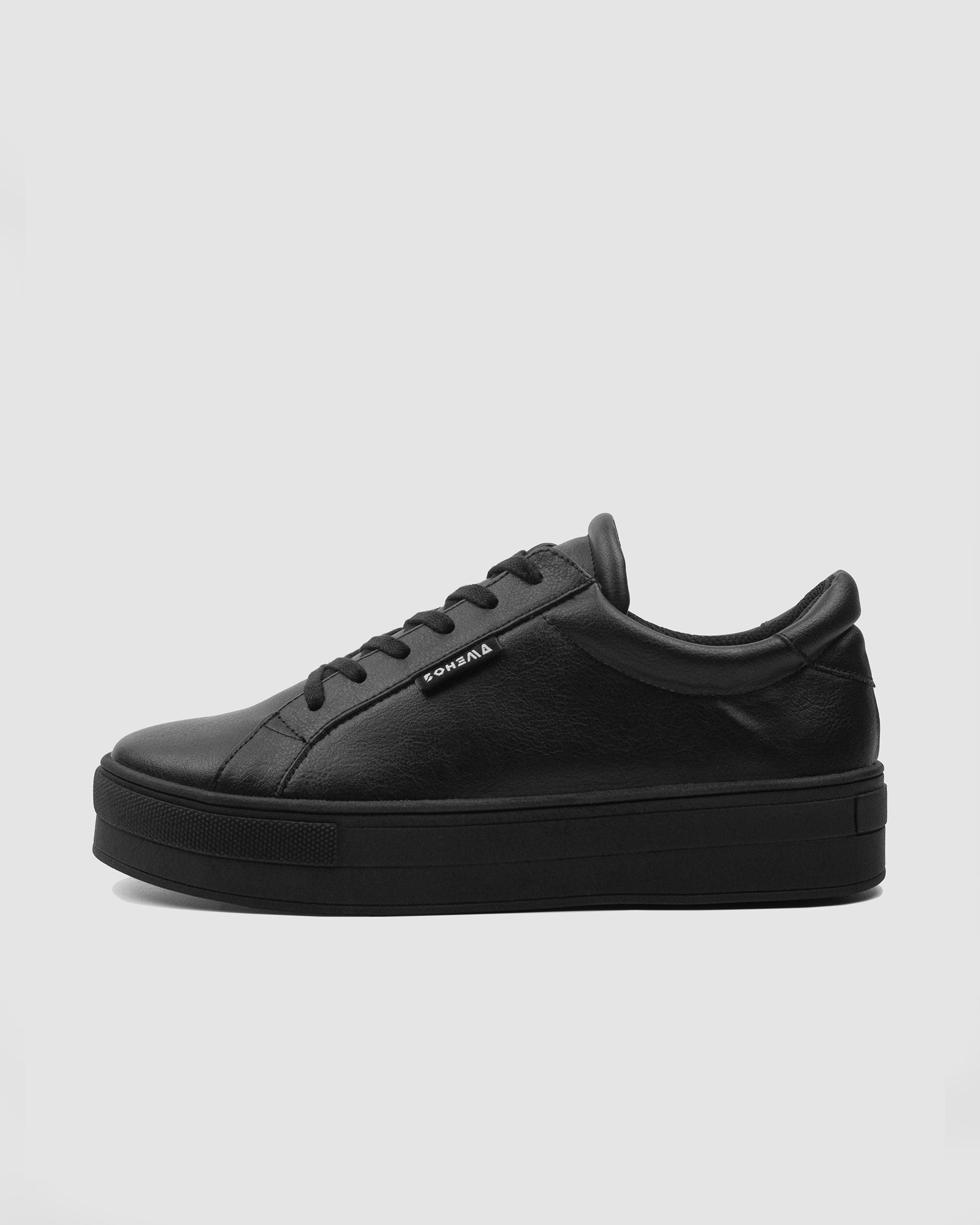 Bohema Sneakers Aware Black sneakersy ze skóry roślinnej