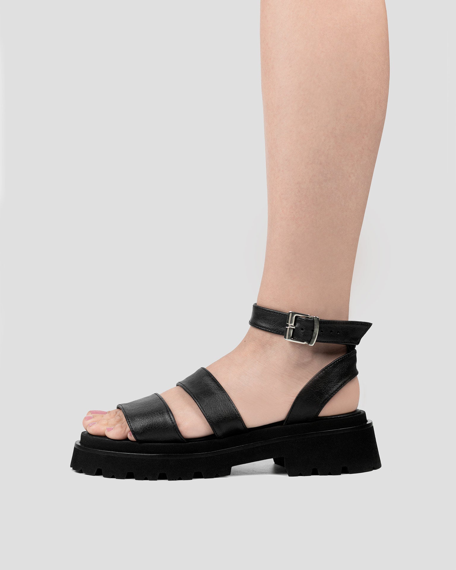 Strappy Sandals sandały ze skóry z kaktusa