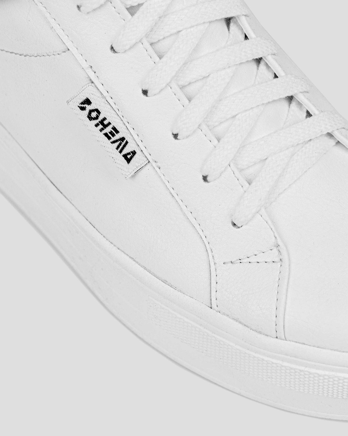 Bohema Sneakers Aware White sneakersy ze skóry z winogron
