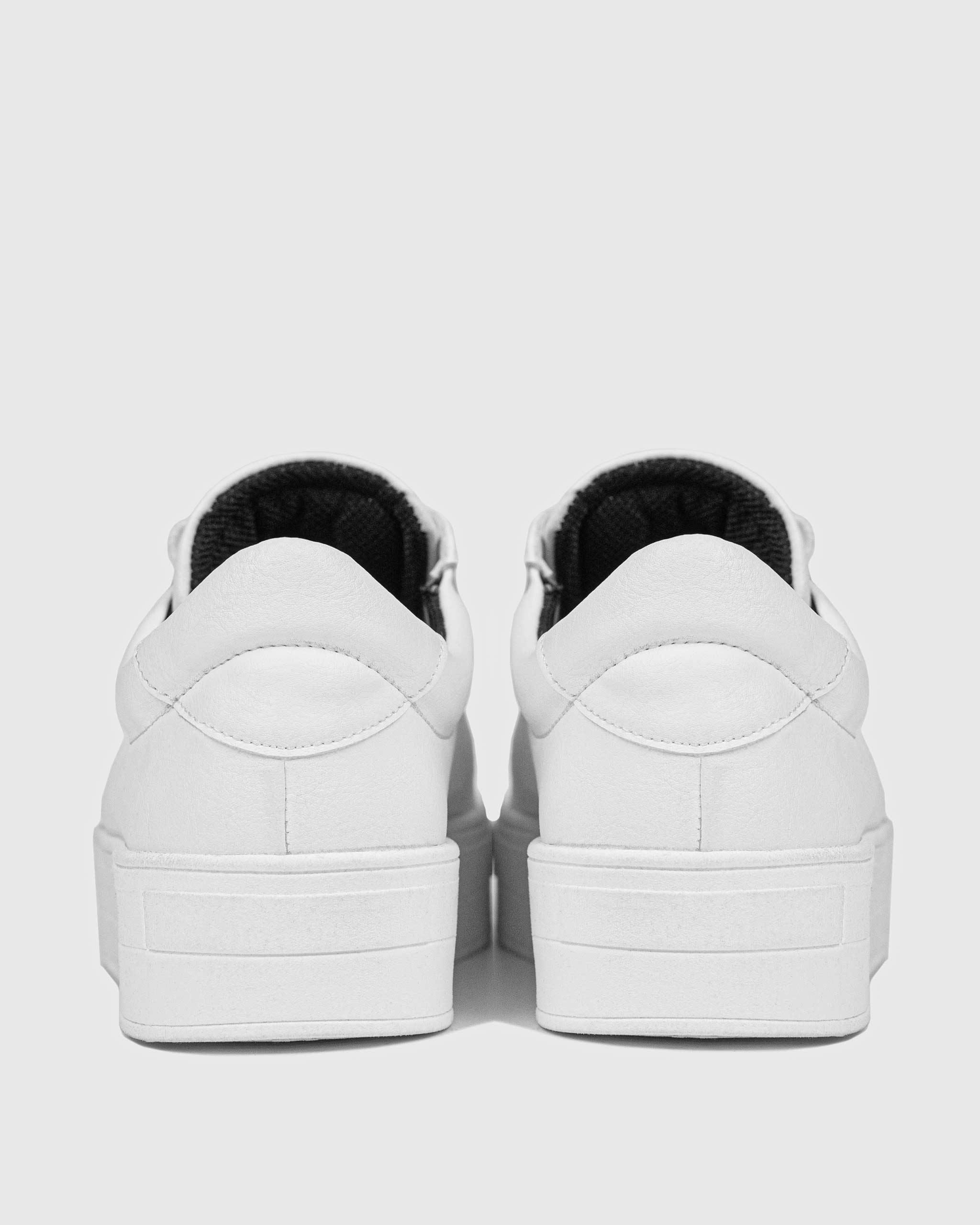 Bohema Sneakers Aware White sneakersy ze skóry z winogron