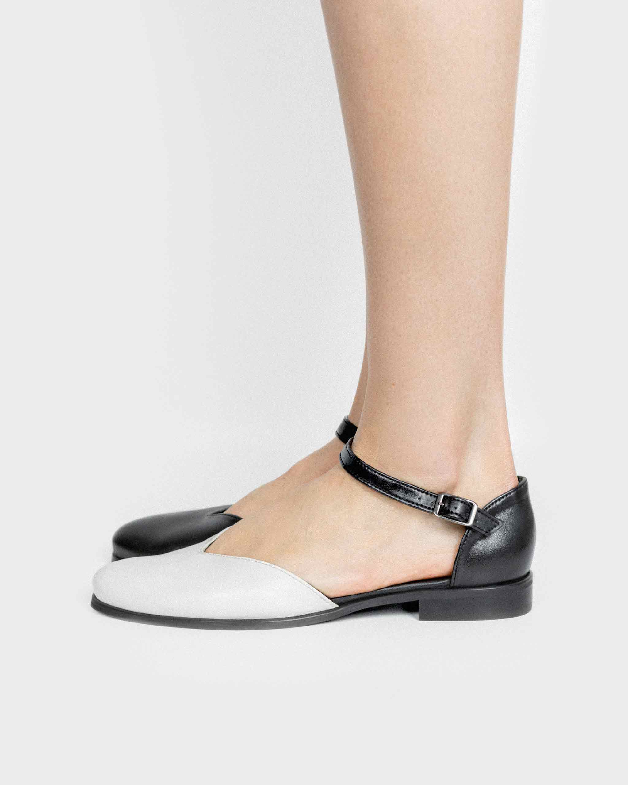 Alexa Pumps baleriny ze skóry z kaktusa - outlet