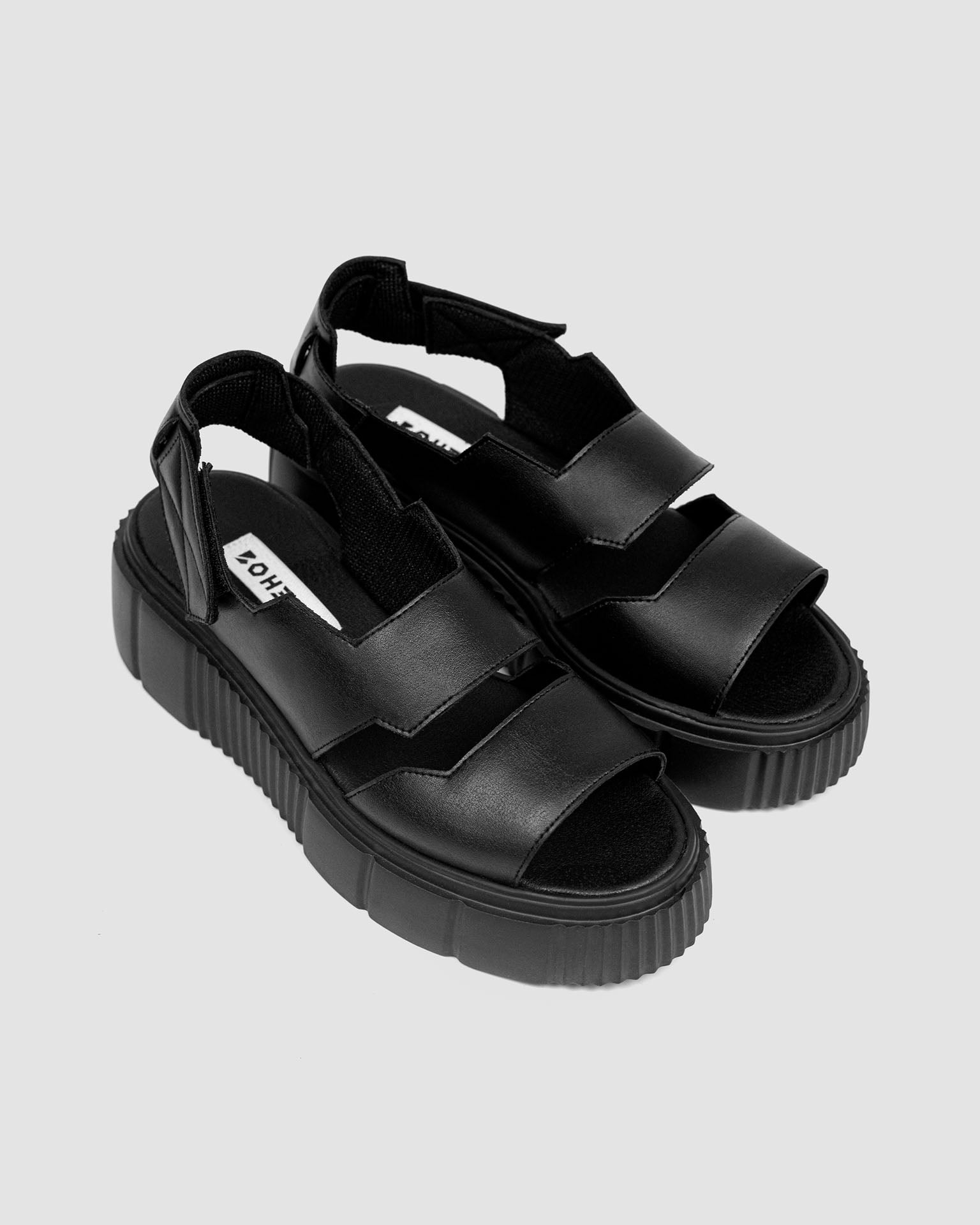 Edgy Sandals sandały ze skóry z kaktusa