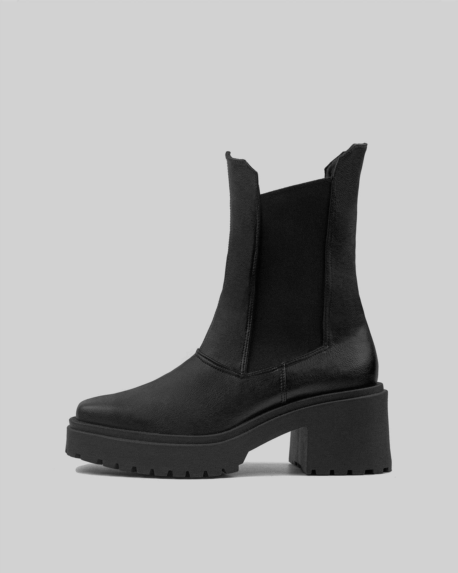 Squared Chelsea Boots botki damskie z kwadratowym czubkiem